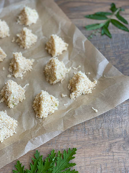 COCONUT TOPS WITH CHOCOLATE