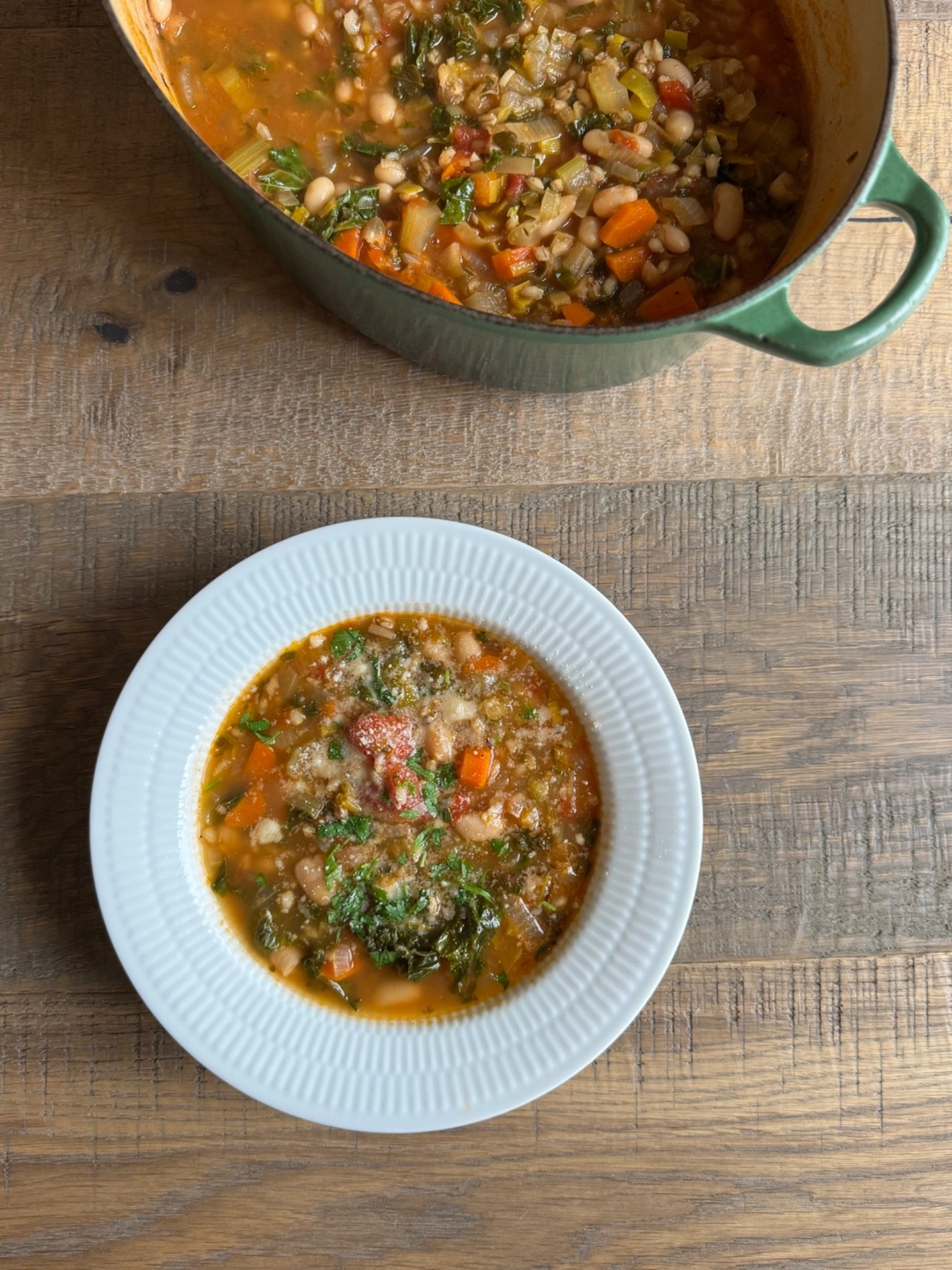 Christmas in July Comforting Winter Minestrone