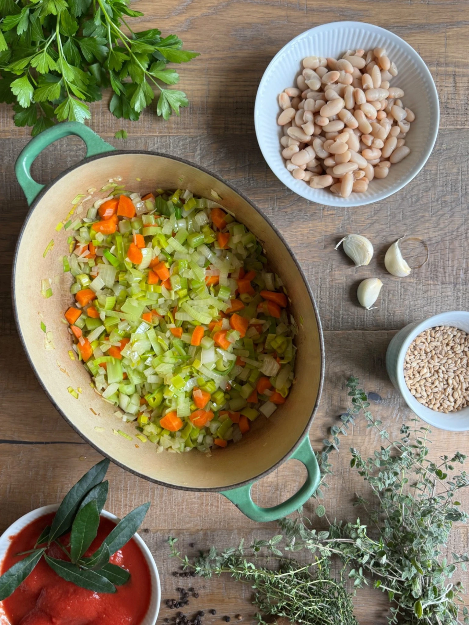 Christmas in July Comforting Winter Minestrone